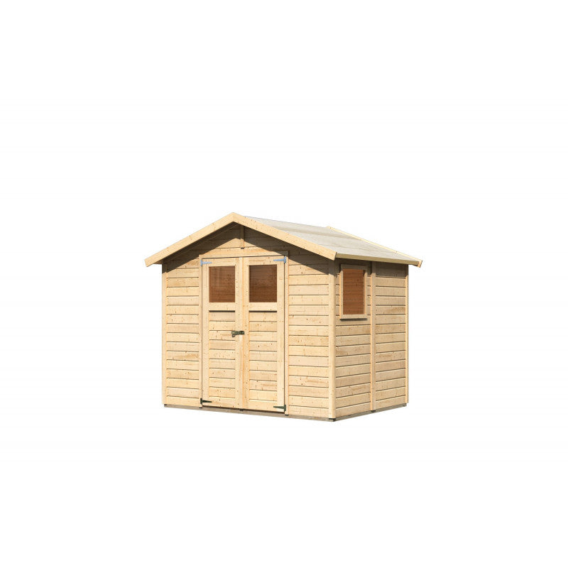 Abri de jardin Dalin 1 de 4,41m² panneaux bois 14mm - Karibu