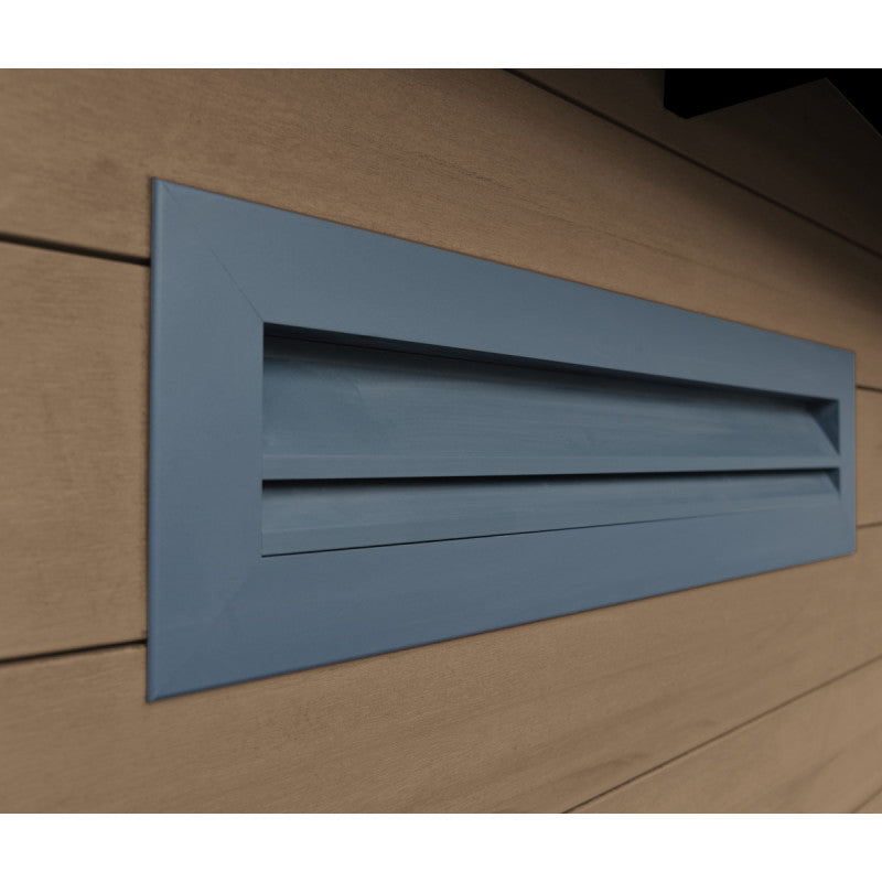 Abri de jardin en bois composite 28mm aspect bois 12m² PREMIUM toit monopente - Woodlife Garden