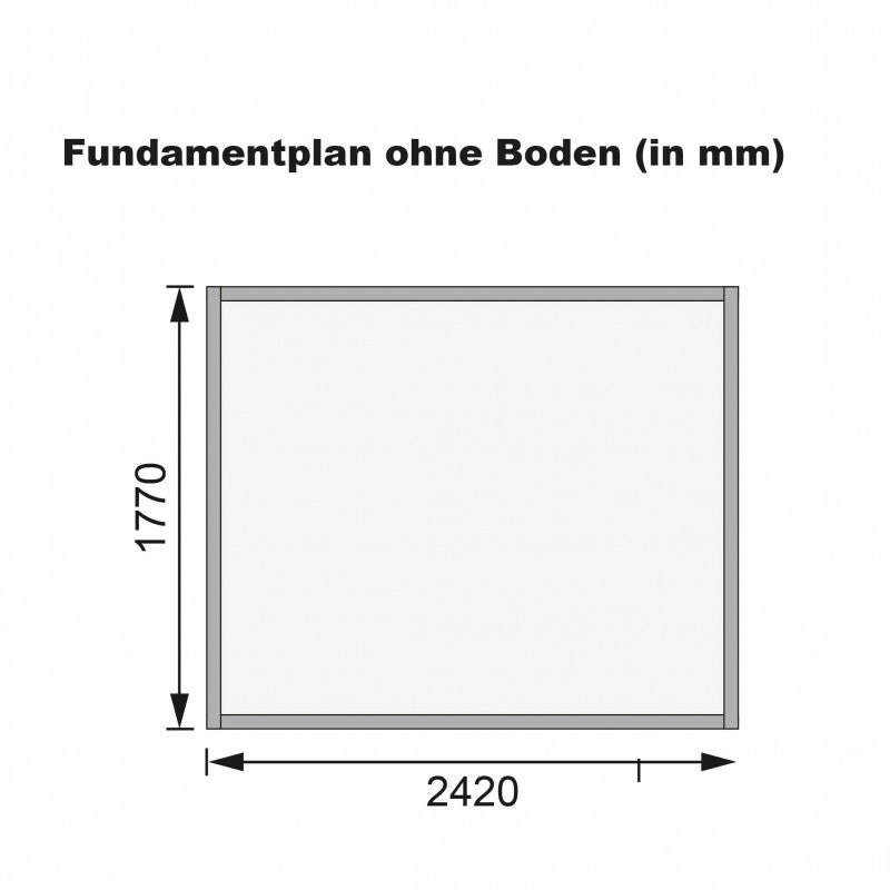 Abri de jardin Dalin 1 de 4,41m² panneaux bois 14mm - Karibu