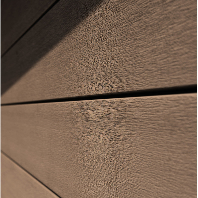 Abri de jardin en bois composite 28mm aspect bois 12m² PREMIUM toit monopente - Woodlife Garden