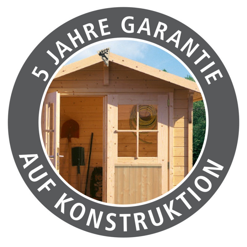 Abri de jardin Dalin 1 de 4,41m² panneaux bois 14mm - Karibu