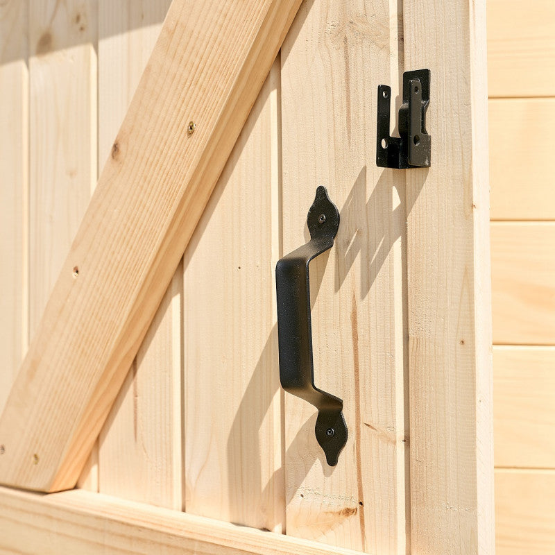 Abri de jardin en bois massif semi-habitable 20m² – madriers 60mm - Habrita