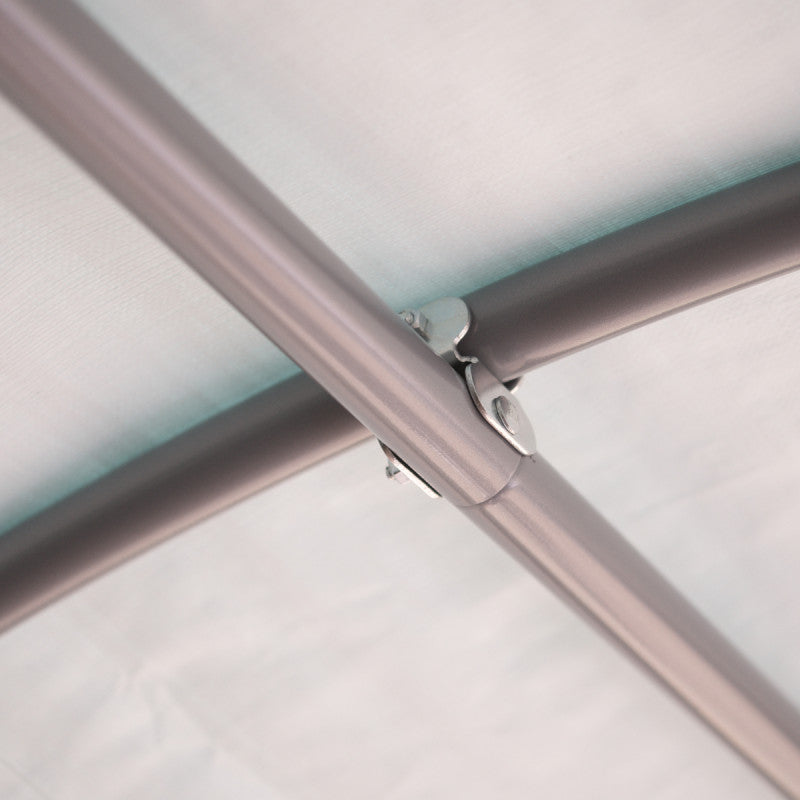 Garage démontable 18.3m² à toit arrondi en acier et polyéthylène vert – Shelter Logic
