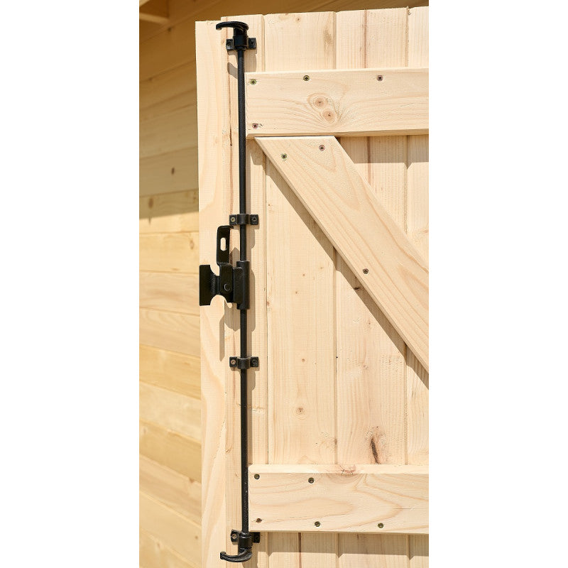 Abri de jardin en bois massif semi-habitable 20m² – madriers 60mm - Habrita