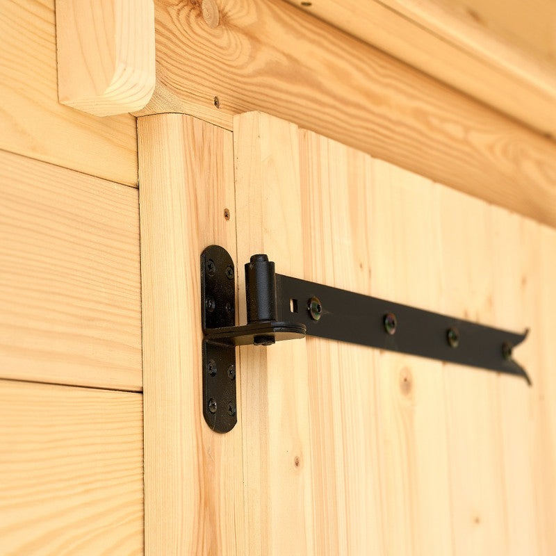 Abri de jardin en bois massif semi-habitable 20m² – madriers 60mm - Habrita