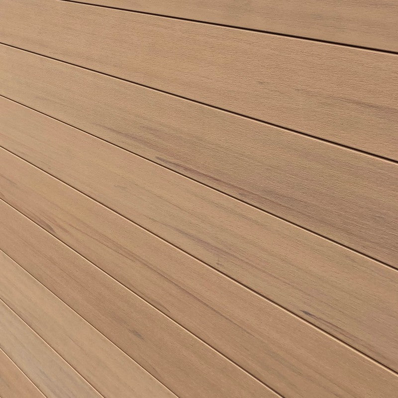 Abri de jardin en bois composite 28mm aspect bois 12m² PREMIUM toit monopente - Woodlife Garden
